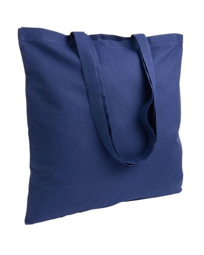 Shopper personalizzate in cotone colorato da 120 g Blu scuro