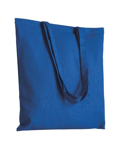 Shopper personalizzate in cotone colorato da 120 g Blu Royal