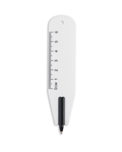 Penna a sfera segnalibro Bianco