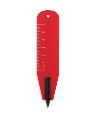 Penna a sfera segnalibro Rosso