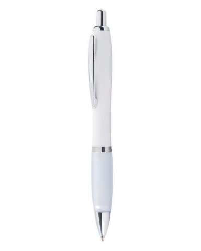 Penna a sfera in plastica Bianco