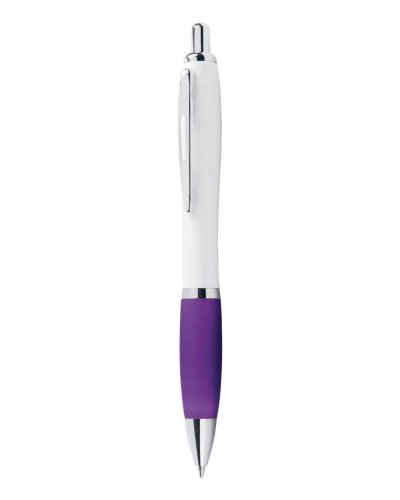 Penna a sfera in plastica Viola