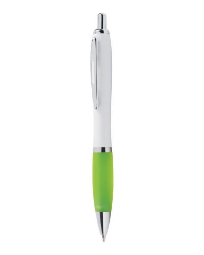 Penna a sfera in plastica Verde Acido
