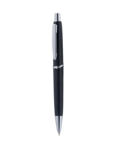 Penna a sfera con clip in metallo Nero