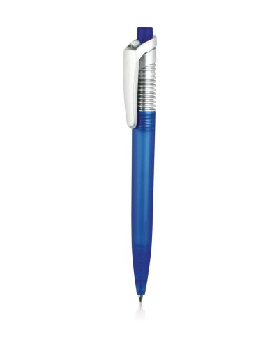 Penna a sfera con chiusura a scatto Blu
