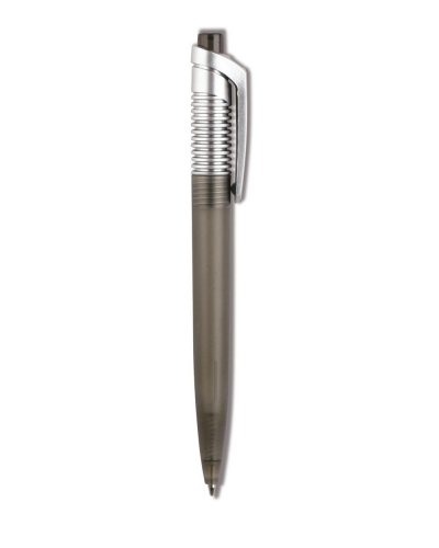 Penna a sfera con chiusura a scatto Grigio