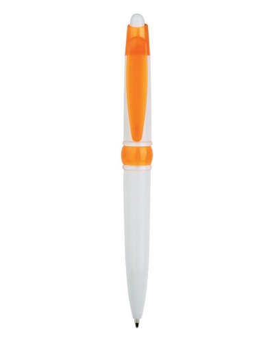 Penna a sfera con chiusura a scatto Arancione