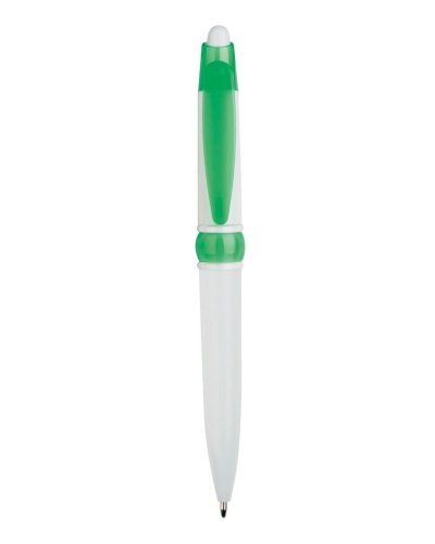 Penna a sfera con chiusura a scatto Verde