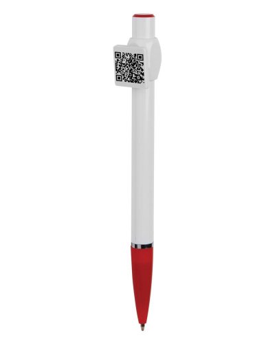 Penna a sfera con chiusura a scatto Rosso