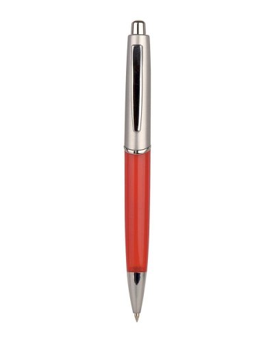 Penna a sfera con clip in metallo Rosso