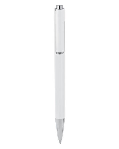 Penna a sfera con chiusura a scatto Bianco