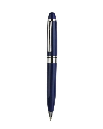 Mini penna a sfera in metallo Blu