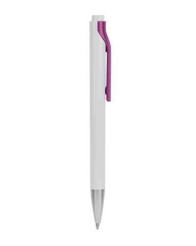 Penna a sfera con chiusura a scatto Viola