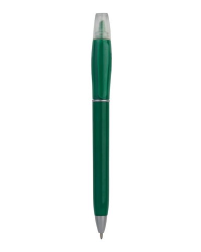 Penna a sfera con evidenziatore Verde