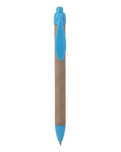 Penna a sfera in plastica e cartone riciclato