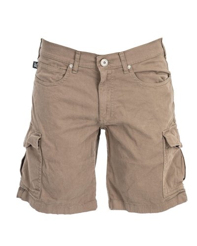 Pantalone corto multitasche elasticizzato Army Green