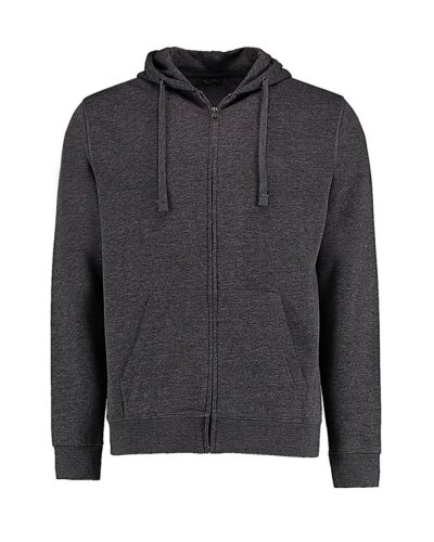 Felpa cappuccio e cerniera Superwash® Regular Fit Dark Grey Marl