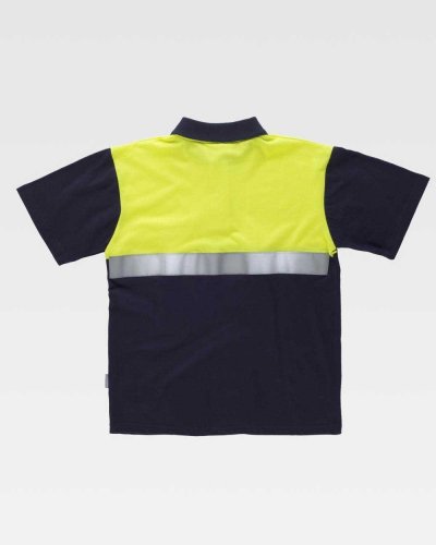 Polo manica corta alta visibilità