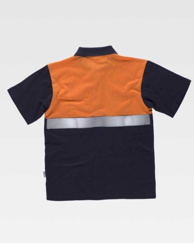 Polo manica corta alta visibilità