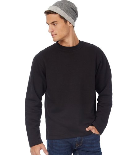 Men's open hem sweatshirt