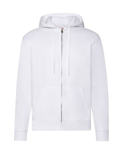 Felpa classica con cappuccio Bianco