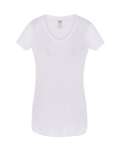 T-SHIRT urban slub lady White