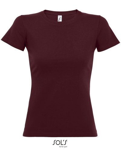 T-shirt Imperial donna Bordeaux