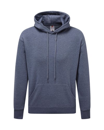 Felpa uomo premium con cappuccio Vintage Heather Navy