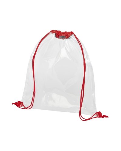 Sacca premium Lancaster Rosso Trasparente