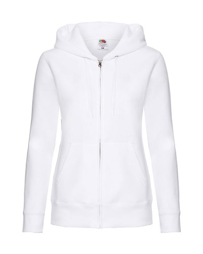 Felpa Lady-Fit con cappuccio e cerniera