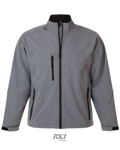 Giacca Relax Grigio Medio Melange