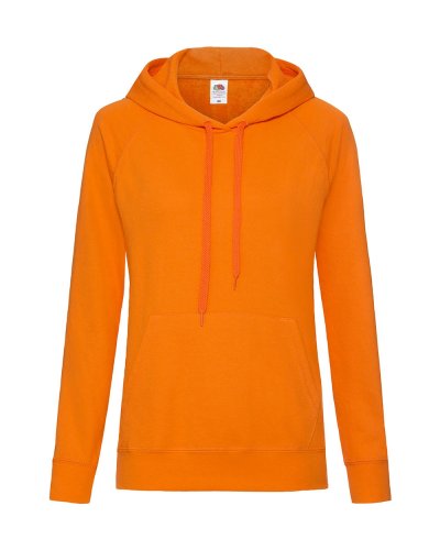 Felpa donna leggera con cappuccio Lightweight Hooded Arancione
