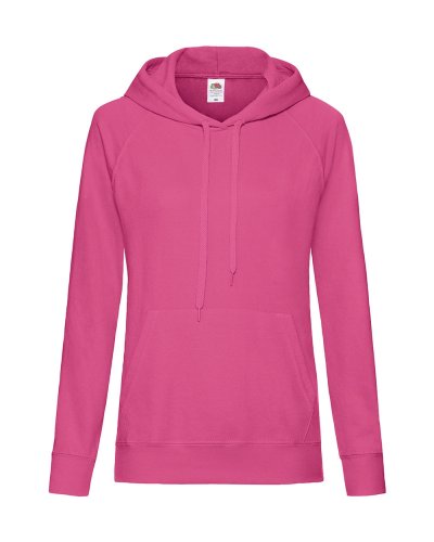 Felpa donna leggera con cappuccio Lightweight Hooded Fucsia