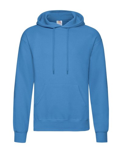 Felpa classica con cappuccio Hooded Azure blue