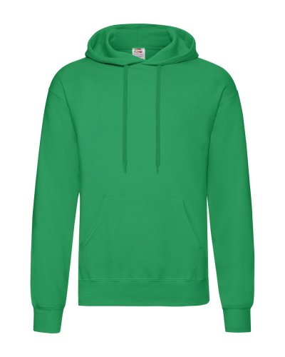 Felpa classica con cappuccio Hooded Kelly green