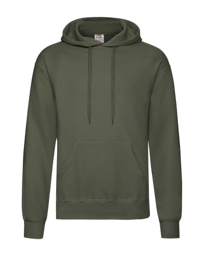 Felpa classica con cappuccio Hooded Classic olive