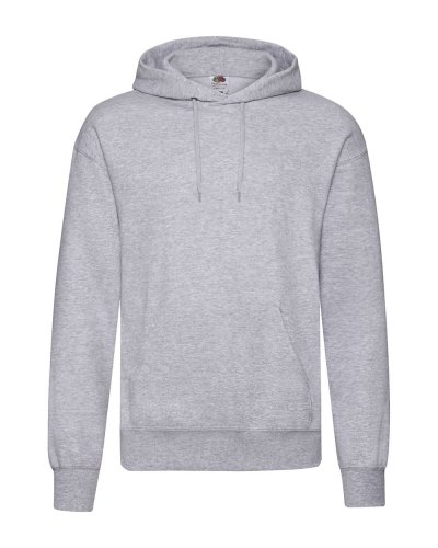Felpa classica con cappuccio Hooded Heather grey