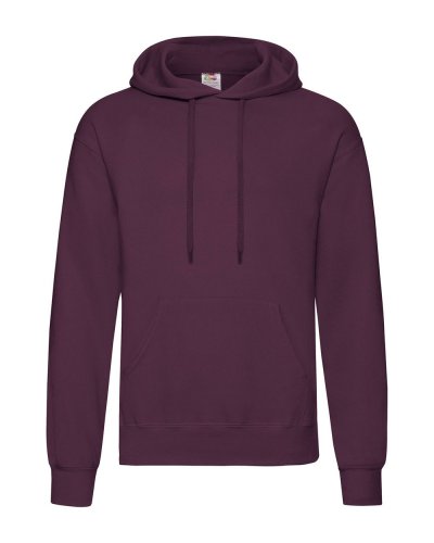 Felpa classica con cappuccio Hooded Burgundy
