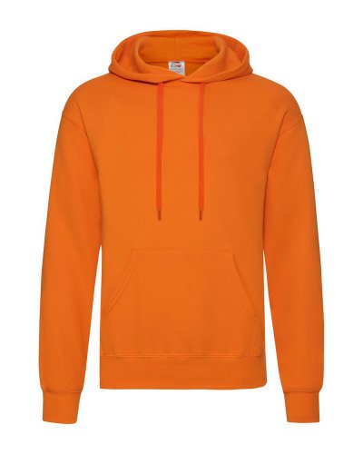 Felpa classica con cappuccio Hooded Arancione