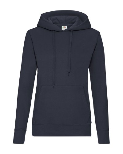 Felpa classica donna con cappuccio Hooded Deep navy