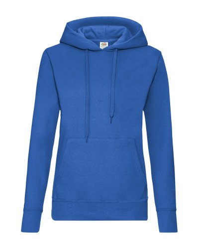 Felpa classica donna con cappuccio Hooded Royal