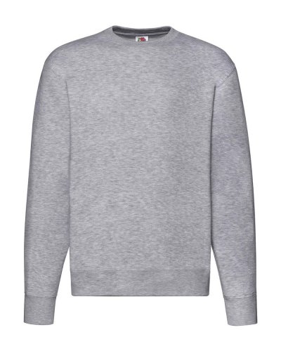 Felpa uomo premium Set-In Heather grey