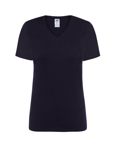 T-shirt regular lady comfort v-neck Navy