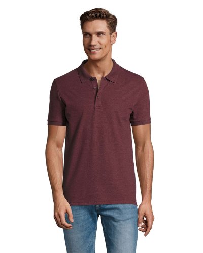 Polo Phoenix Men Rosso Borgogna Melange