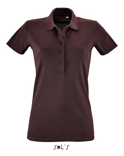 Polo Phoenix women Rosso Borgogna Melange