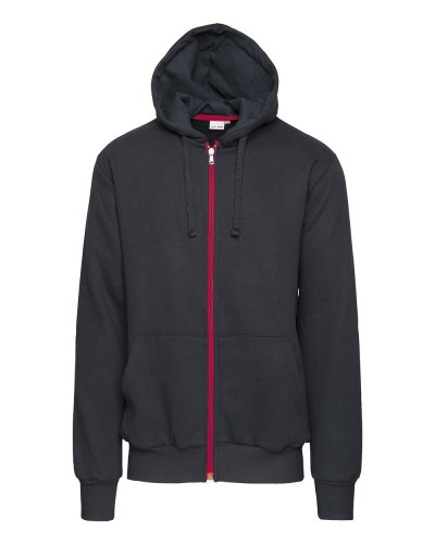 Felpa con cappuccio full zip