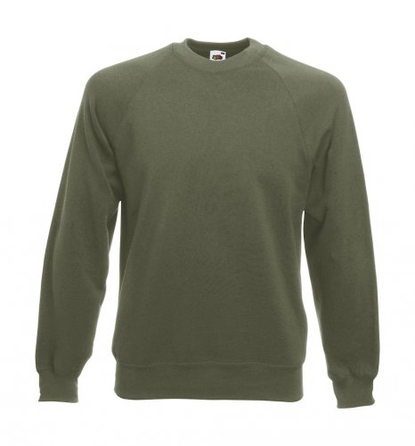 Felpa con maniche raglan