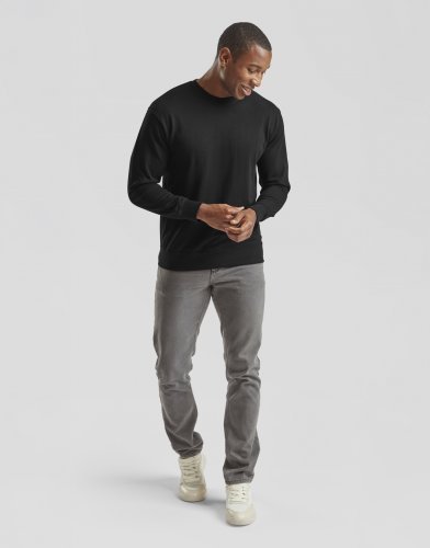 Felpa leggera a girocollo Set-In