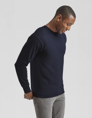 Felpa leggera a girocollo Set-In