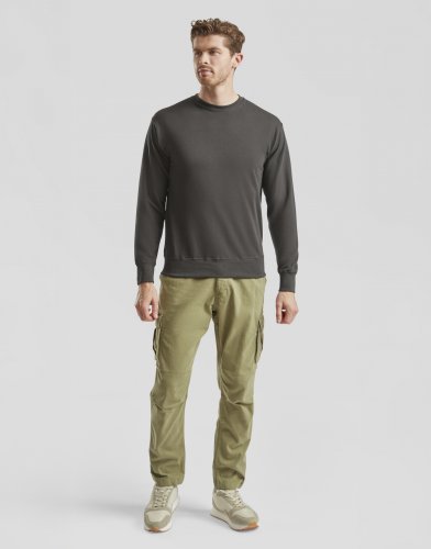 Felpa leggera a girocollo Set-In